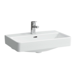 Umywalka ścienna LAUFEN PRO S 600x380 mm z otw. biała H8179594001041