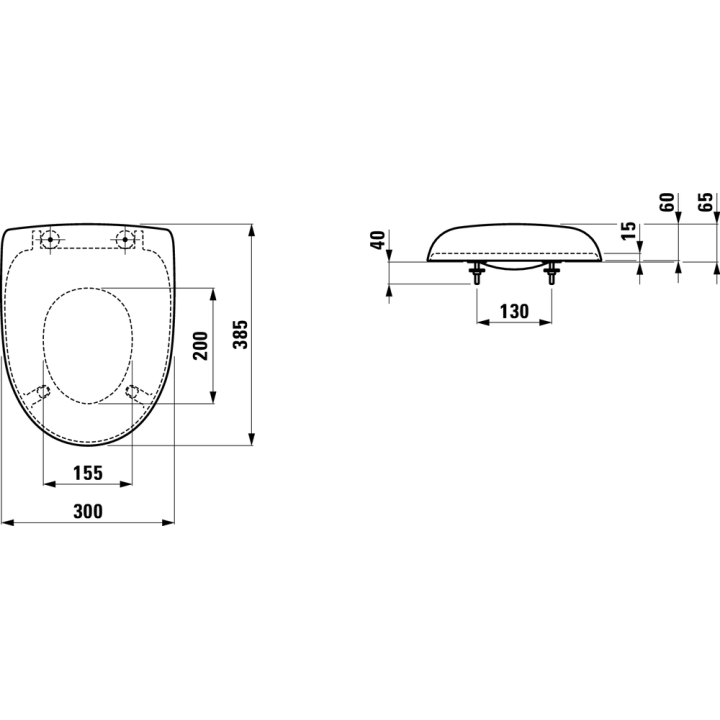 Deska WC LAUFEN FLORAKIDS biała H8910303000001