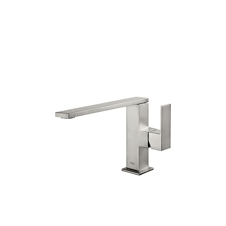 Bateria umywalkowa Tres Cuadro Exclusive stojąca stal 00620501ACD