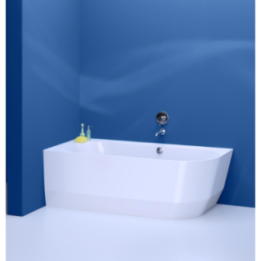 Wanna narożna LAUFEN PRO 180x80x59 cm wersja lewa biała H2449560000001