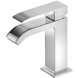 Bateria umywalkowa TRES Cuadro-Tres kaskada chrom 00610101D