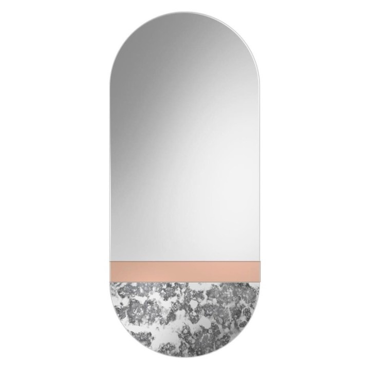 LUSTRO FUSION CORROSI/PASEK MIEDZIANY 40X105CM GIERADESIGN FUS/COR/PM/40x105