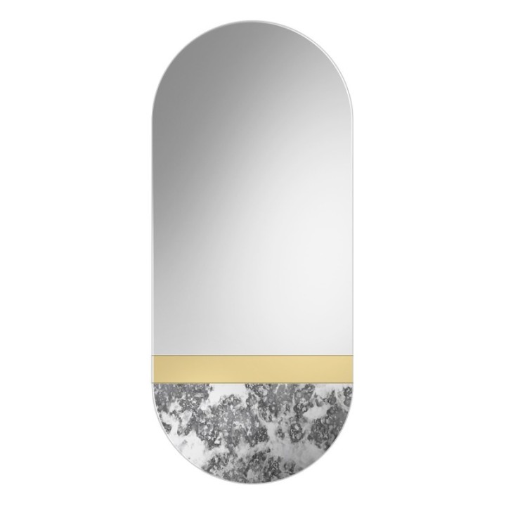 LUSTRO FUSION CORROSI/PASEK ZŁOTY 60X125CM GIERADESIGN FUS/COR/PG/60x125