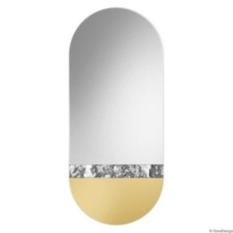 LUSTRO FUSION ZŁOTE/PASEK CORROSI 60X125CM GIERADESIGN FUS/G/PCOR/60x125