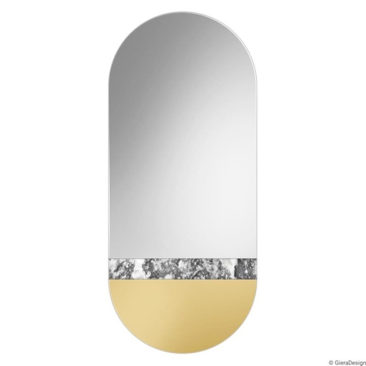 LUSTRO FUSION ZŁOTE/PASEK CORROSI 60X125CM GIERADESIGN FUS/G/PCOR/60x125