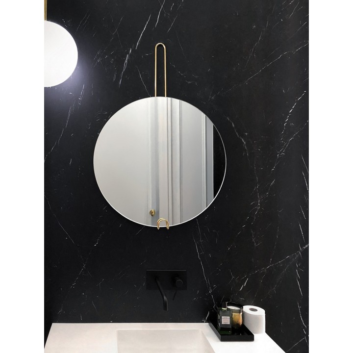 LUSTRO HOKO - WISZĄCE NA MOSIĘŻNYM ZAWIESIU 50CM GIERADESIGN HOK/O/50