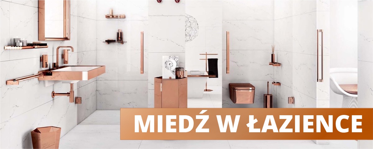 Miedź w łazience