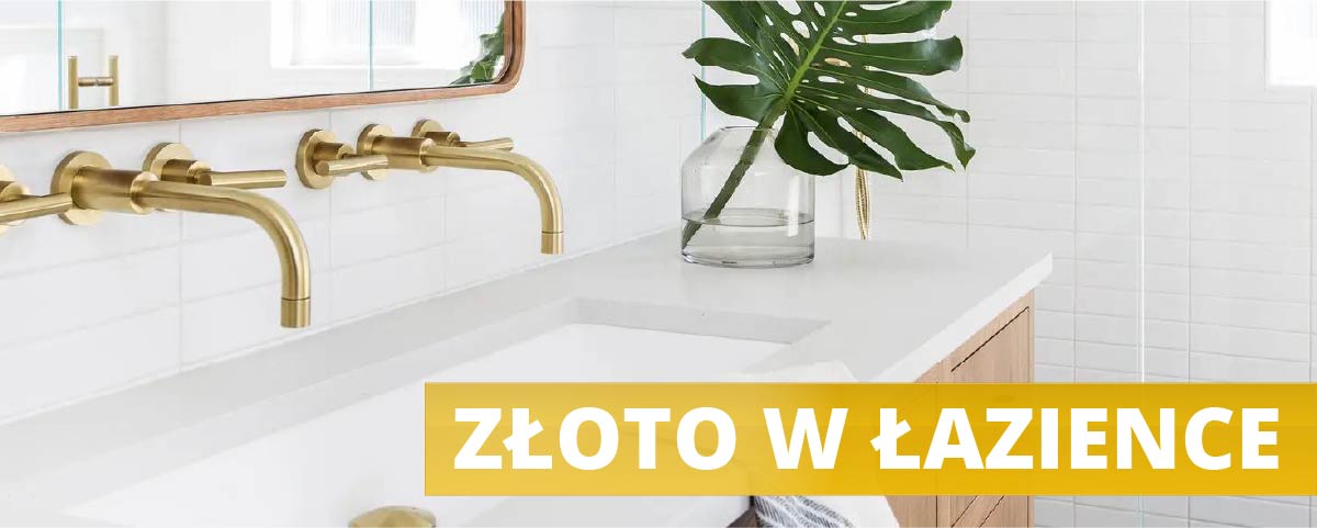 Złoto w łazience